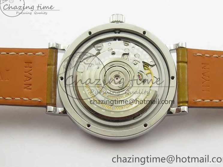 MIROTIME 0515 Durable Portofino 37mm SS V7F 1:1 Best Edition White Dial on Light Brown Leather Strap A 7092